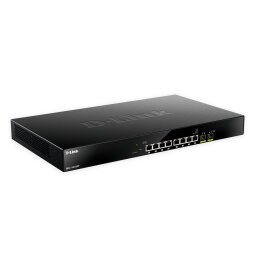 D-Link DMS-1100-10TP commutateur réseau Géré L2 2.5G Ethernet (100/1000/2500) Connexion Ethernet, supportant l'alimentation via ce port (PoE) 1U Noir