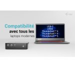 i-tec Thunderbolt5 Quattro Display Docking Station, 5x USB, 2.5 GLAN + Power Delivery 140W