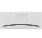 Neomounts DS70-250WH2 Support d'écran à fixer 17-32" - ressort à gaz - Topfix - arrêt 180°