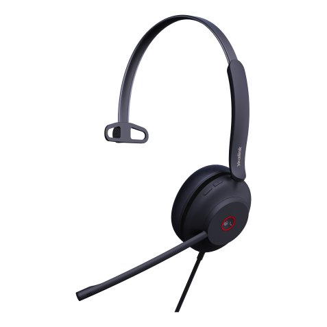 Yealink UH37 Mono Teams Auriculares Alámbrico Diadema Oficina/Centro de llamadas Negro