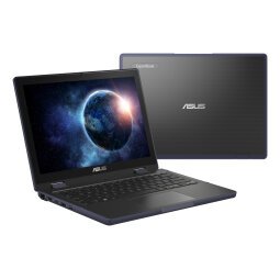 ASUS BR1204CGA-R80060XA Intel® N N100 Ordinateur portable 31 cm (12.2") WUXGA 8 Go LPDDR5-SDRAM 128 Go Flash Wi-Fi 6 (802.11ax) Windows 11 Pro Academic Noir, Gris