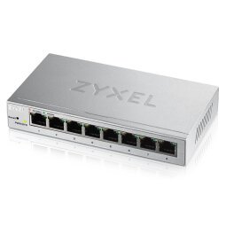 Zyxel GS1200-8 Géré Gigabit Ethernet (10/100/1000) Argent