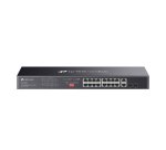 TP-Link Omada DS1018GMP commutateur réseau Non-géré Gigabit Ethernet (10/100/1000) Connexion Ethernet, supportant l'alimentation via ce port (PoE) 1U Noir