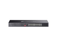 TP-Link Omada DS1018GMP commutateur réseau Non-géré Gigabit Ethernet (10/100/1000) Connexion Ethernet, supportant l'alimentation via ce port (PoE) 1U Noir