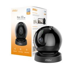 Imou Rex 3D 2K - Telecamera da interno 2K (3MP) rilevamento movimento, umano ed animali , comunicazione bidirezionale e messaggio personalizzato