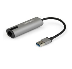 StarTech.com Adaptateur 2.5GbE USB-A vers Ethernet - NBASE-T NIC - Réseau Gigabit USB 3.0 Type A 2.5/1GbE Multi Speed - USB 3.1 pour PC vers RJ45 - Lenovo X1 Carbon/HP EliteBook/ZBook