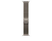 Apple Bracelet Milanais en titane naturel 49 mm - Small