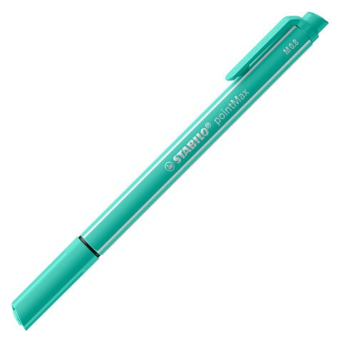 Stylo-feutre PointMax. Pointe moyenne 0,8mm. Ecriture souple et sans bavure Couleur vert de glace