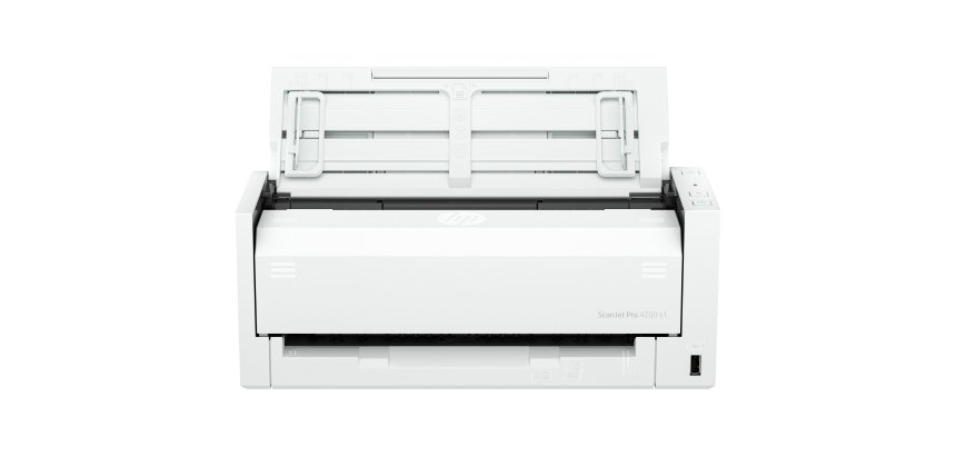 HP ScanJet Pro 4200 s1 Scanner à défilement A4 et passeport / carte d’identité, jusqu’à 40ppm/80ipm, 600x 600 DPI