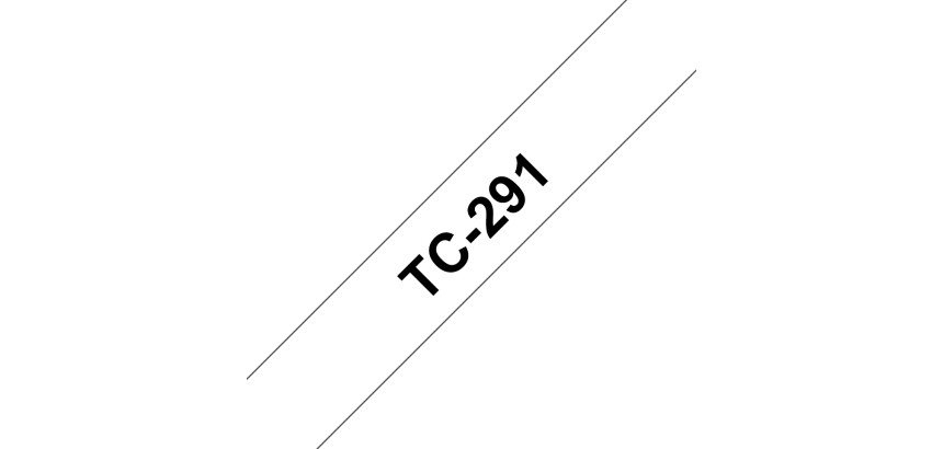 Brother TC-291 nastro per etichettatrice Nero su bianco