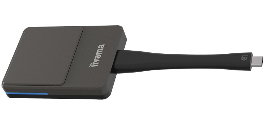 iiyama WP D002C connecteur de télévision intelligent USB 4K Ultra HD Noir, Argent