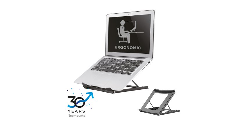 Neomounts NSLS075BLACK Soporte para portátil 10-16" - plegable - compacto - universal