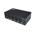 StarTech.com Switch KVM double affichage DisplayPort 4K 60 Hz à 4 ports avec hub USB 2.0 intégré