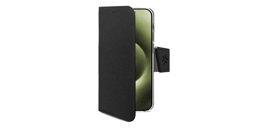 Celly WALLY mobile phone case 16 cm (6.3") Wallet case Black