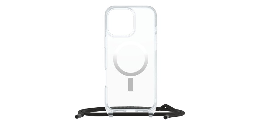 OtterBox React Necklace Series pour MagSafe pour iPhone 16 Pro Max, Clear