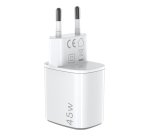Celly UPTC2USBC45WWH Caricabatterie per dispositivi mobili Universale Bianco AC Ricarica rapida Interno