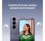 Samsung Galaxy Buds4, Black, Corpo in metallo, Altoparlante a 1 via, equalizzatore adattivo, Chiamate cristalline, Audio a 360°, ANC, Controllo adattivo del rumore Connessione senza interruzioni e One UI, Galaxy AI pronto ai comandi vocali
