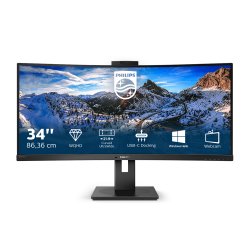 Philips P Line 346P1CRH/00 LED display 86,4 cm (34") 3440 x 1440 Pixeles UltraWide Quad HD Negro