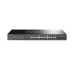 TP-Link Omada TL-SG2428P Gestito L2/L2+ Gigabit Ethernet (10/100/1000) Supporto Power over Ethernet (PoE) 1U Nero