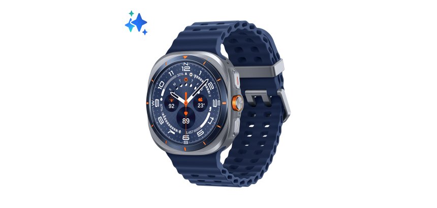 Samsung Galaxy Watch Ultra 3.81 cm (1.5") AMOLED 47 mm Digital 480 x 480 pixels Touchscreen 4G Titanium Wi-Fi GPS (satellite)