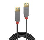 Lindy 1m USB 3.2 Type A Extension Cable, 5Gbps, Anthra Line