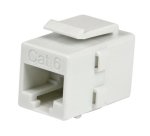 StarTech.com Coupleur RJ45 de type Keystone Jack Cat 6 F/F - Blanc