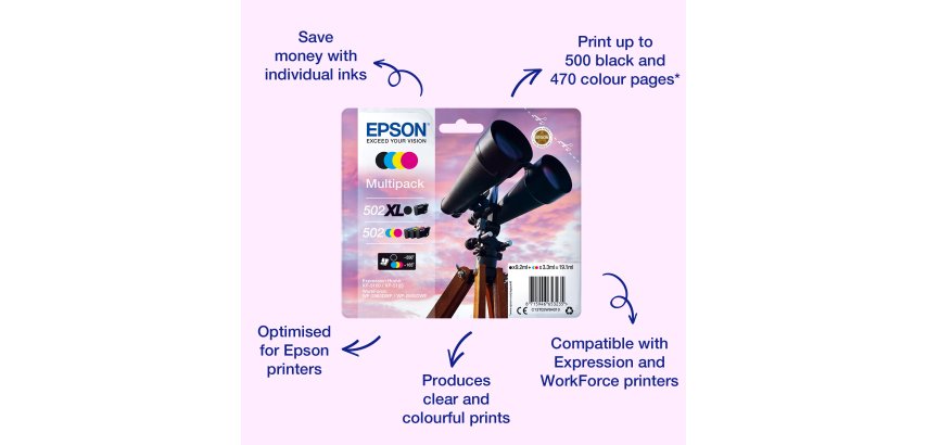 Epson Singlepack Yellow 502 Ink