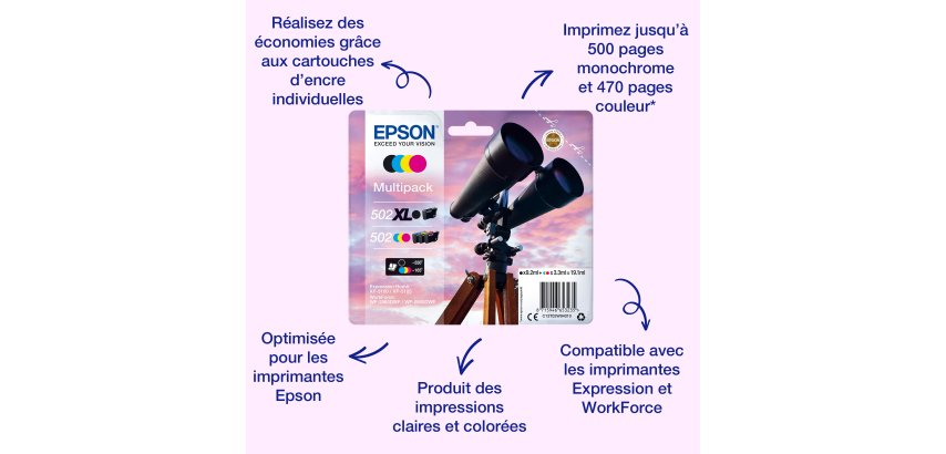 Epson Singlepack Cyan 502 Ink