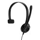 Sennheiser PC 7 USB Auriculares Alámbrico Diadema Oficina/Centro de llamadas USB tipo A Negro