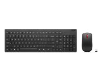 Lenovo 4X31R64464 clavier Souris incluse Bureau RF sans fil Français Noir