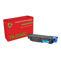 Toner rigenerato EverydayTM di Xerox Ciano compatibile con Kyocera TK-5140C, Capacità standard