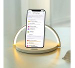Celly WLLIGHTCIRCLEWH Caricabatterie per dispositivi mobili Fotocamera, Comandi di gaming, Cuffie, Telefono cellulare, Power bank, Smartphone, Orologio intelligente, Tablet, Orologio, Indossabili Bianco AC Carica wireless Interno
