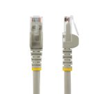 StarTech.com Câble Ethernet CAT6 50cm - LSZH (Low Smoke Zero Halogen) - Cordon RJ45 UTP Anti-accrochage 10GbE LAN - Câble Réseau Internet 250MHz 100W PoE - Gris - Snagless - 24AWG