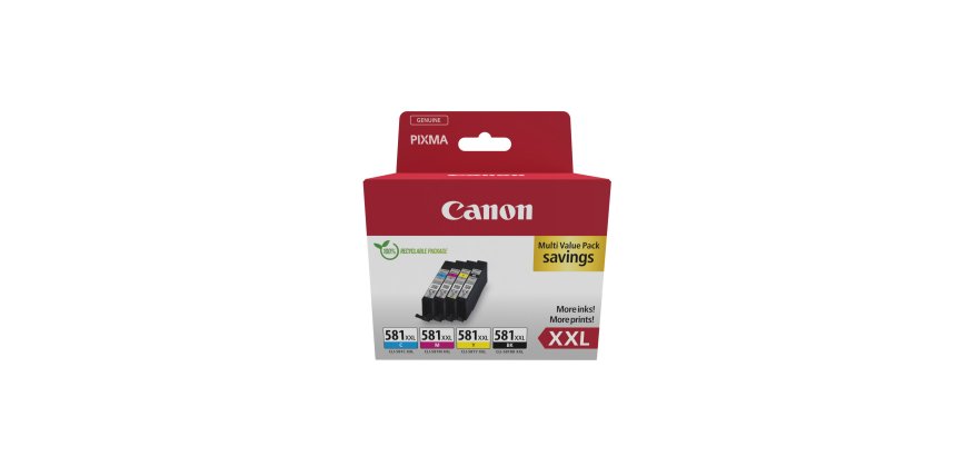 Canon 1998C007 cartuccia d'inchiostro 4 pz Originale Nero, Ciano, Magenta, Giallo