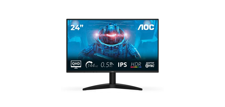 AOC B3 Q24B36X écran plat de PC 60,5 cm (23.8") 2560 x 1440 pixels Quad HD LED Noir