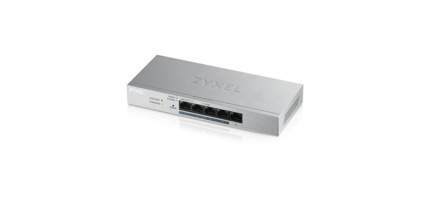 Zyxel GS1200-5HP v2 Géré Gigabit Ethernet (10/100/1000) Connexion Ethernet, supportant l'alimentation via ce port (PoE) Gris