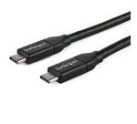 StarTech.com Câble de Charge Rapide USB-C de 1m, Charge et Synchronisation, 100W (5A) PD, USB 2.0, Certifié USB-IF - Cordon de Charge USB C