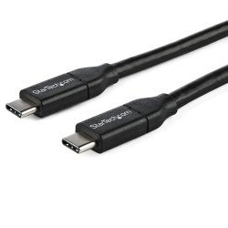 StarTech.com USB-C naar USB-C kabel met 5A/100 W Power Delivery - M/M - 1 m - USB 2.0 - USB-IF certificatie