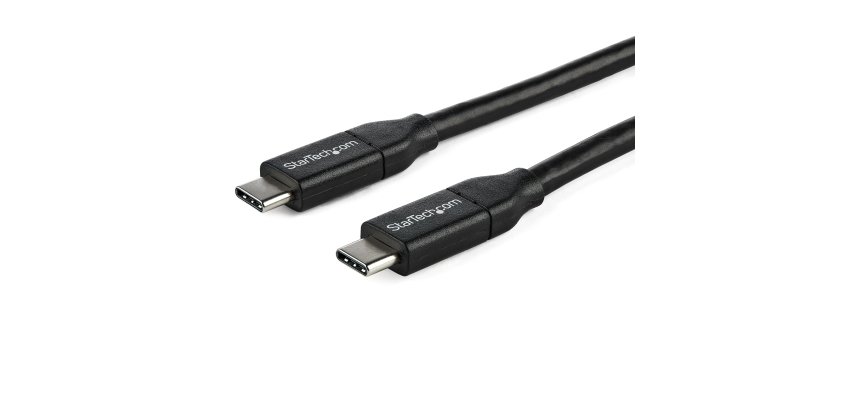 StarTech.com Câble de Charge Rapide USB-C de 1m, Charge et Synchronisation, 100W (5A) PD, USB 2.0, Certifié USB-IF - Cordon de Charge USB C