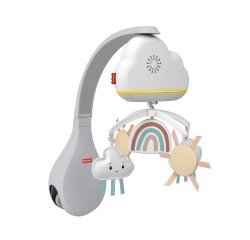 Fisher-Price Rainbow Showers Bassinet to Bedside Mobile