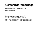 HP 83A - noir - original - LaserJet - cartouche de toner (CF283A)