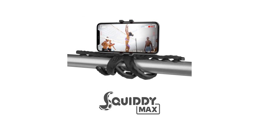 Celly Squiddy Max treppiede Smartphone/fotocamera di azione 6 gamba/gambe Nero