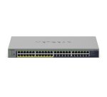 NETGEAR GS748PP Non-géré Gigabit Ethernet (10/100/1000) Connexion Ethernet, supportant l'alimentation via ce port (PoE) Gris