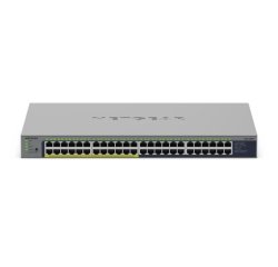 NETGEAR GS748PP Non-géré Gigabit Ethernet (10/100/1000) Connexion Ethernet, supportant l'alimentation via ce port (PoE) Gris