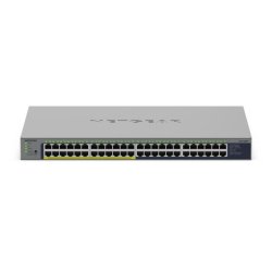 NETGEAR GS748PP Non-géré Gigabit Ethernet (10/100/1000) Connexion Ethernet, supportant l'alimentation via ce port (PoE) Gris