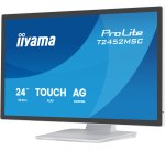 iiyama ProLite T2452MSC-W1AG écran plat de PC 60,5 cm (23.8") 1920 x 1080 pixels Full HD LED Écran tactile Blanc
