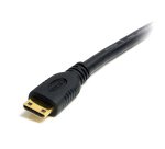 StarTech.com 50cm Mini HDMI naar HDMI Cable met Ethernet - 4K 30Hz High Speed Mini HDMI naar HDMI Adapterkabel, Mini HDMI Type-C naar HDMI Monitor/Display, Duurzame Video Converter Kabel