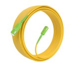 AISENS Cable Fibra Óptica Latiguillo G657A2 3.0 9/125 SMF Simplex CPR DCA LSZH, SC/APC-SC/APC, Amarillo, 15m