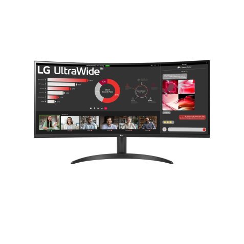 LG 34WR50QC-B.AEU écran plat de PC 86,4 cm (34") 3440 x 1440 pixels UltraWide Quad HD LCD Noir