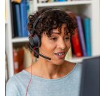 HP Poly Micro-casque stéréo USB-C Poly Blackwire 5220 + prise 3,5 mm + adaptateur USB-C/A (lot)